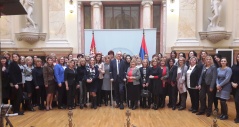 20 February 2017 Participants of the final conference of project “Integration of Gender Mainstreaming into Local Economic Governance by Joint Action of Women’s Parliamentary Network and Association of Businesswomen” 